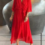 Monroe | Elegant Flowing Luxe Chiffon Dress
