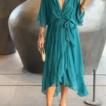 Monroe | Elegant Flowing Luxe Chiffon Dress
