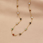 Aria Colorful Gemstone Necklace