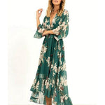 YASMINE™ - Elegant Kimono Midi Dress