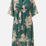 YASMINE™ - Elegant Kimono Midi Dress