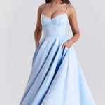 Jade | Delicate Tulle Accent Dress
