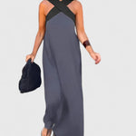 Solana | Elegant Crossback Dress