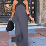Dress with Crossed Cut