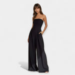 Catalina | Strapless Bustier Jumpsuit