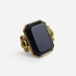 Marique French Vintage Agate Ring