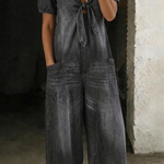 Maya | V Neck Short Sleeve Jumpsuit