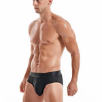 Men's Solid Color Mesh Breathable Sports Fitness Briefs
