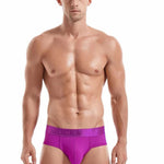 Men's Solid Color Mesh Breathable Sports Fitness Briefs