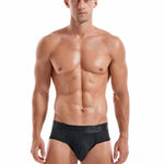 Men's Solid Color Mesh Breathable Sports Fitness Briefs