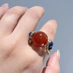 Midnight Halo Orbit Ring