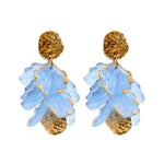 Moon Petal Delicate Earrings