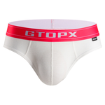 Men's Threaded Fabric U Convex Low-Rise Briefs