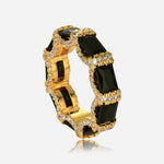 Noir Halo Band Ring