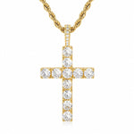 Classic Diamond Cross Necklace
