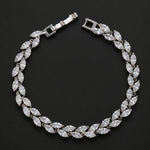 Wheat Leaf Charm Bracelet