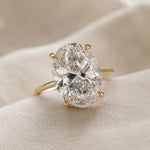 Celestial Oval Solitaire Ring