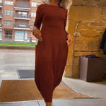 CORA™ - Casual Chic Midi Dress