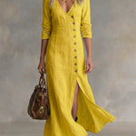 Pomeline | Button Maxi Dress