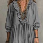Olette | Boho Long Sleeve Maxi Dress