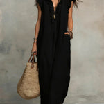 Bayla | Boho Ruffle Maxi Dress