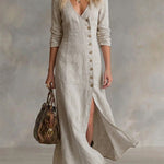 Pomeline | Button Maxi Dress
