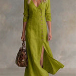 Pomeline | Button Maxi Dress