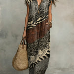 Stormi | Mixed Print Maxi Dress