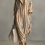 Valancy | Stripe Oversized Maxi Dress