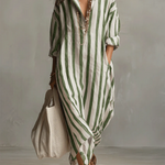 Valancy | Stripe Oversized Maxi Dress