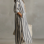 Valancy | Stripe Oversized Maxi Dress