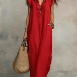 Bayla | Boho Ruffle Maxi Dress