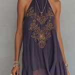Mabella | Embroidered Maxi Dress