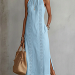 Aurora | Sleeveless Lace Detail Midi Dress
