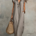 Bayla | Boho Ruffle Maxi Dress