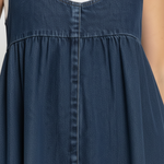 Charlotte | Vintage Wash Denim Maxi Dress
