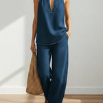 Aurora | Vintage Denim Two-Piece Set