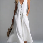 Alana | Button Flow Maxi Dress