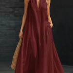 Regina | Halter Maxi Dress