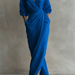 Minerva | Wrap Maxi Dress