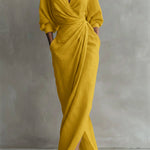 Minerva | Wrap Maxi Dress