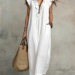 Bayla | Boho Ruffle Maxi Dress