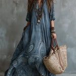 Elora | Bohemian Flow Maxi Dress