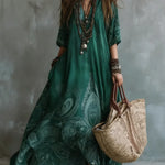 Elora | Bohemian Flow Maxi Dress