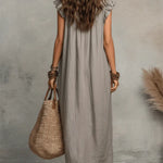 Bayla | Boho Ruffle Maxi Dress