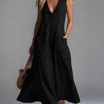 Alana | Button Flow Maxi Dress