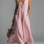 Alana | Button Flow Maxi Dress