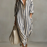 Valancy | Stripe Oversized Maxi Dress