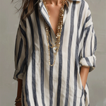 Valancy | Stripe Oversized Maxi Dress