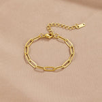 Modern Link Gold Bracelet
